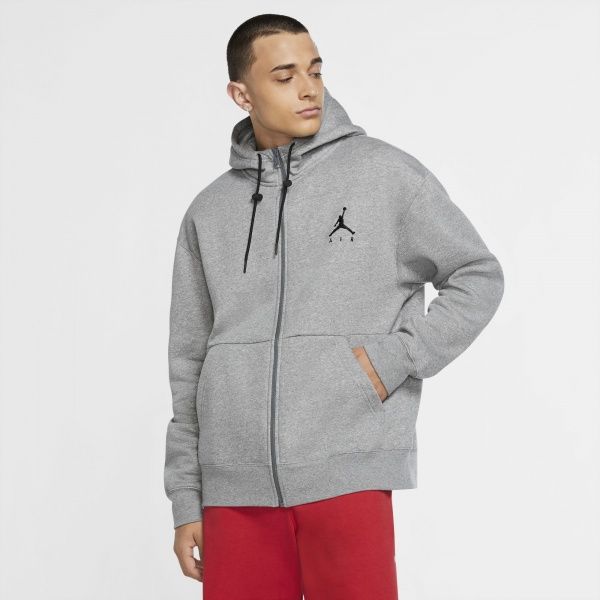 Джемпер Nike M J JUMPMAN AIR FLEECE FZ CK6679-091 р. XL серый