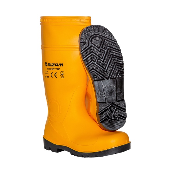 Сапоги резиновые Sizam Yellowstone р.39 36283 желтый