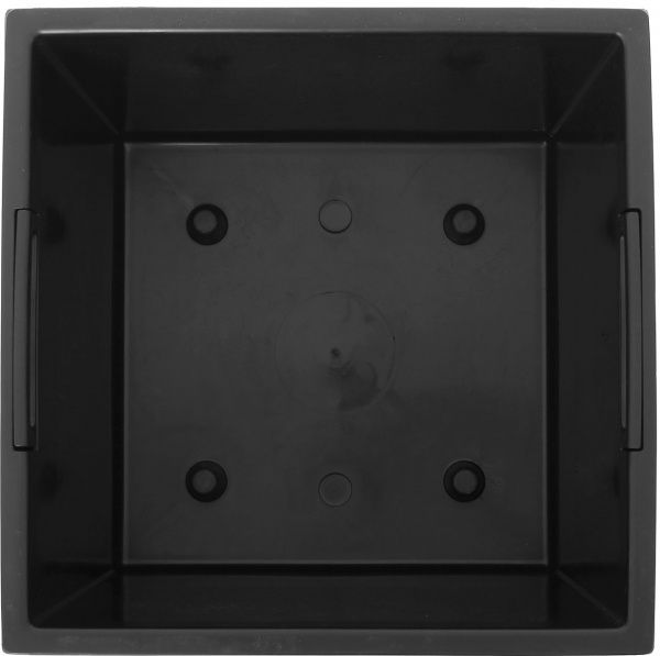 Горщик пластиковий Prosperplast Rato square 2 в 1 квадратний 35л коричневий (77950-440) 