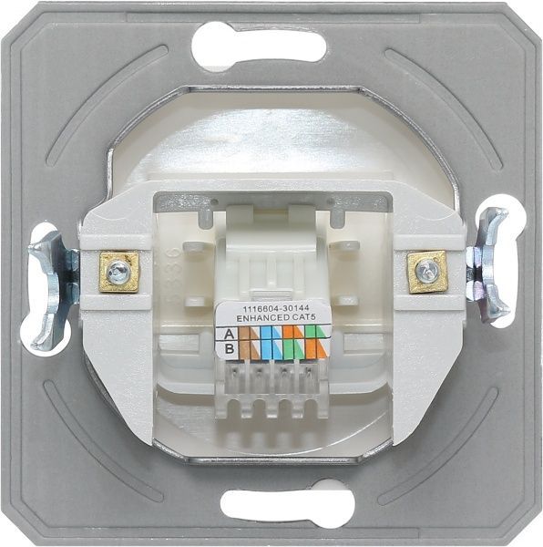 Розетка комп’ютерна TEM Ekonomik RJ45 білий KE37PWXO-U