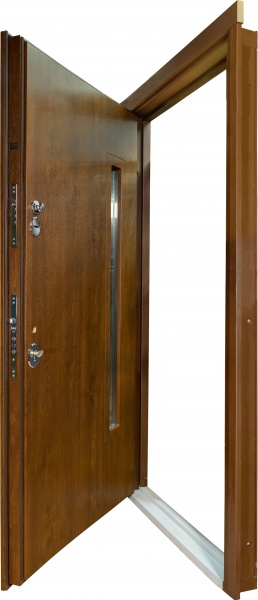 Двері вхідні Булат Термо House-705 дуб бронзовий 2050x950 мм ліві