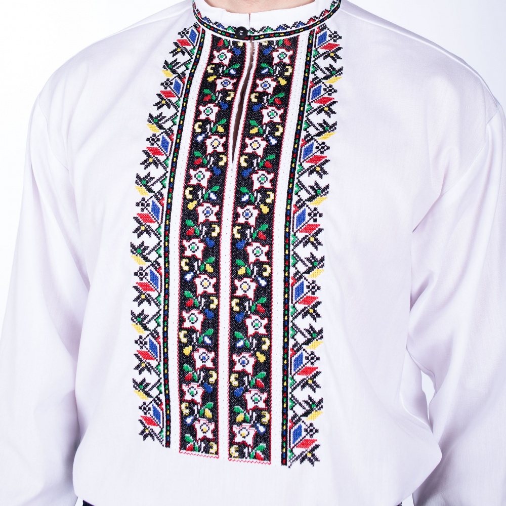 Вышиванка Эдельвика белый р. 56 227-23/09