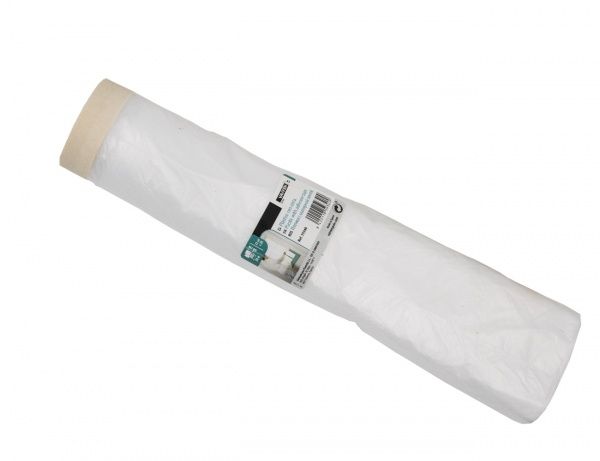 Плівка захисна з малярною стрічкою VAIVEN Plastic Sheet 0,6x20 м