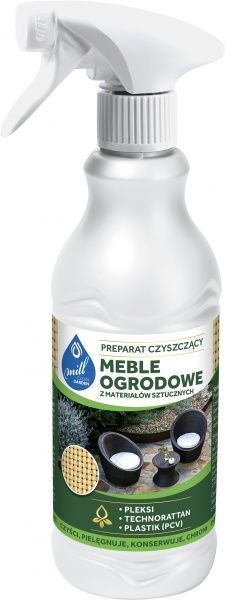 Чистящее средство Mill Clean для садовой мебели из пластика, ПВХ и техротанга 0,555 л