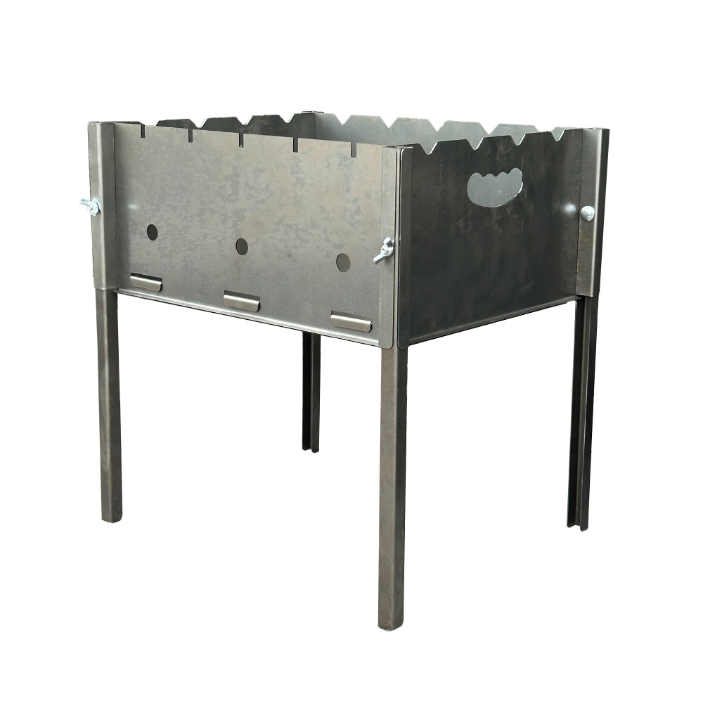 Мангал раскладной Metalzavod Турист на 5 шампуров 0.8 мм (MT5F-08)