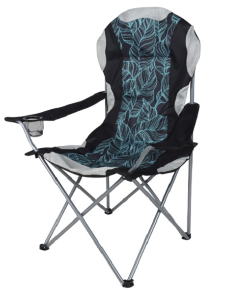 Стул раскладной Indigo Кемпинг Плюс OC00182 58x58x105 см зеленый с черным