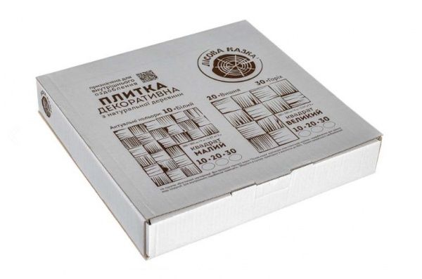 Декоративная панель 3D-панель Живой камень Квадрат маленький 30 0,57 кв.м 