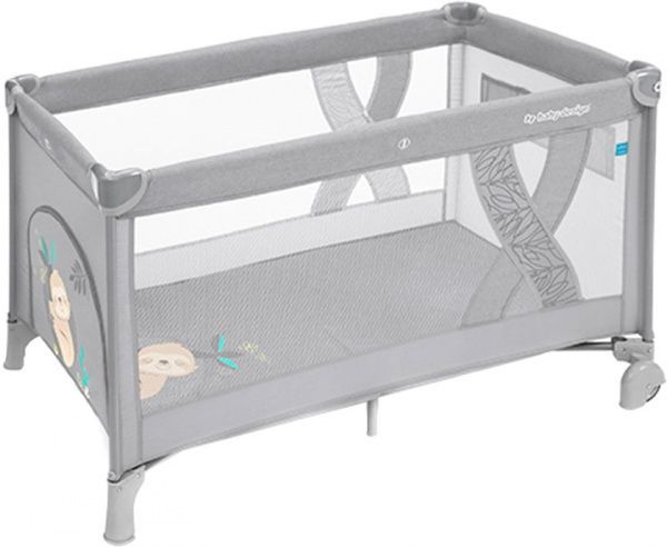 Манеж-ліжко Baby Design Simple (07 light gray) 292590