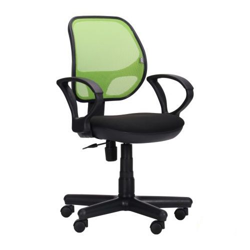 Крісло AMF Art Metal Furniture Чат/АМФ-4 А-1 чорний/салатовий 