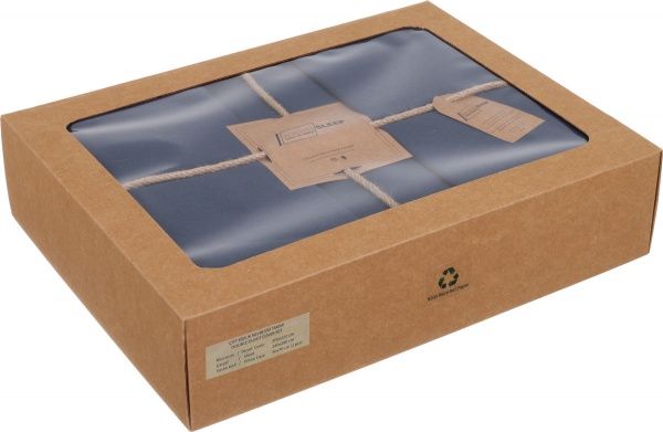 Комплект постільної білизни Adriatic dark blue 2.0 темно-синій SoundSleep 