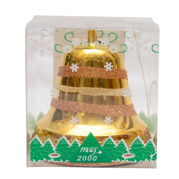 Игрушка на елку Колокольчик 032945 d60 мм 8 см 2 шт./уп. 