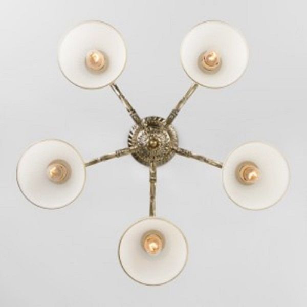 Люстра стельова Strotskis Caldera 5x60 Вт E27 антична бронза 60106/5 