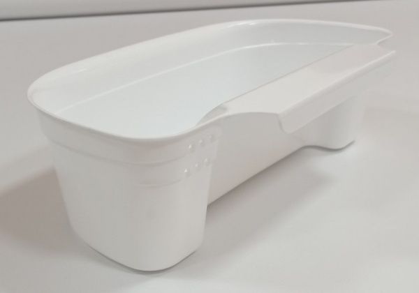 Контейнер-органайзер для сміття підвісний 2,2 л білий Plastic's Craft