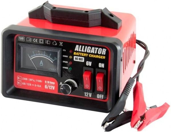 Зарядний пристрій Alligator 6 12В 10А AC807