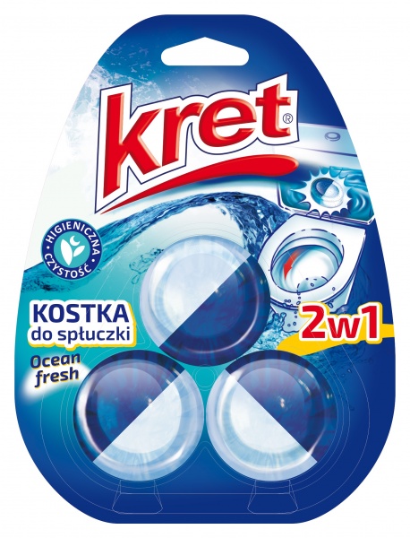Таблетка для сливного бачка Kret Ocean Fresh 3х50 г 
