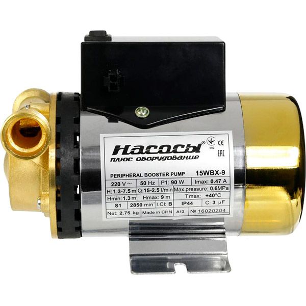Насос для підвищення тиску Насосы плюс оборудование 15WBX-9