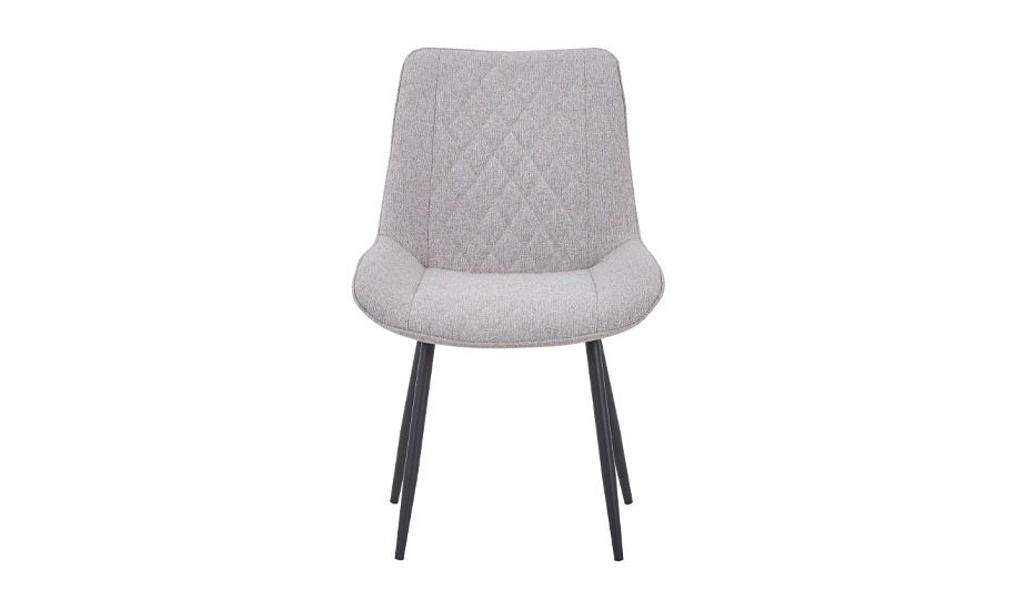 Стул обеденный Prestol Изи 540х610х830 мм бежевый / черный