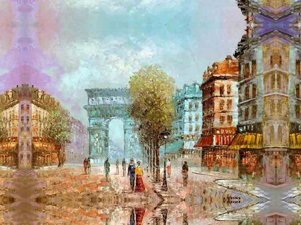 Репродукция Old Paris5 35x50 см RozenfeldArt 