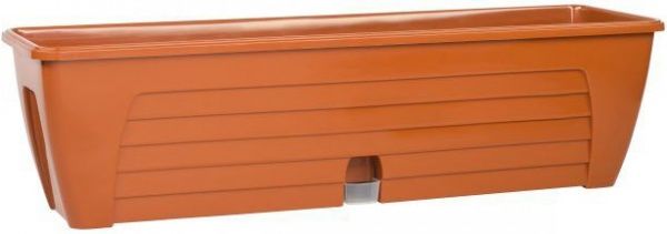 Ящик балконний Santino Lido з автополивом прямокутний 12,3л (LID600TER) теракотовий 