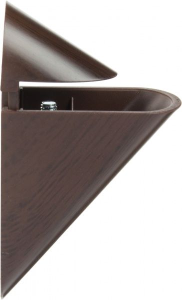 Тримач для полиць  Poliplast ABS 4-22 мм венге