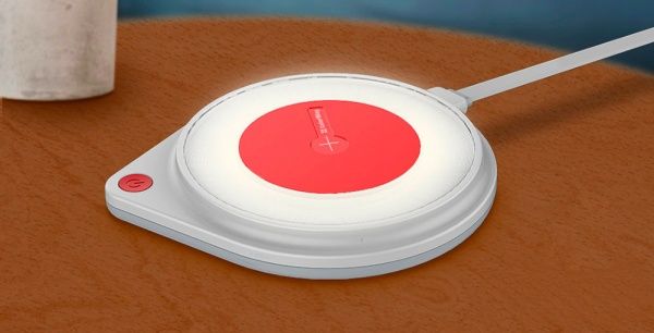 Беспроводное зарядное устройство ColorWay Qi Fast Charger (10W)& LED bedside lamp (CW-CHW20Q-WT)