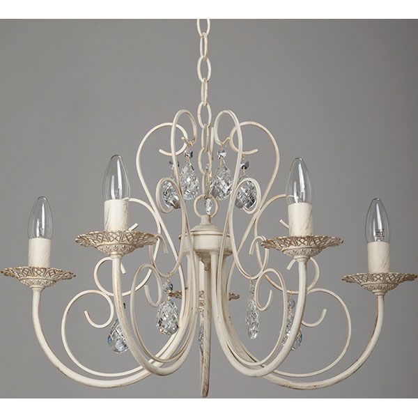 Люстра подвесная Vitaluce 5xE14 бежевый V1398/5 