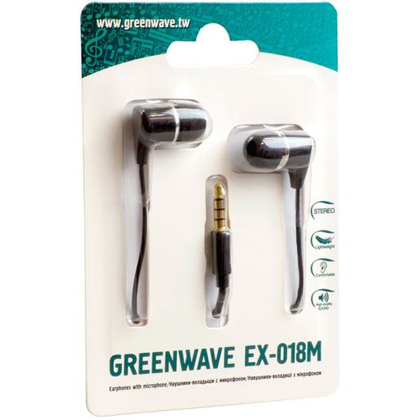 Гарнітура GreenWave EX-018M black