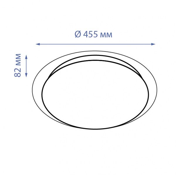 Світильник світлодіодний Accento lighting AC1200 Universe з пультом ДК 36 Вт білий 3000-6500 К 