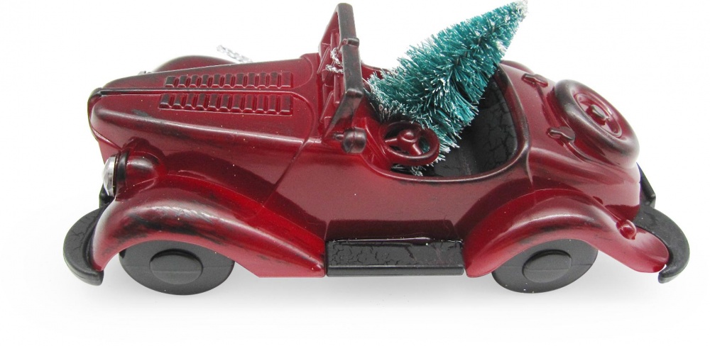 Підвіска пластикова авто модель ретро червоний F19560057