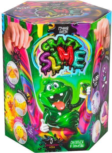 Набор для опытов Danko Toys Crazy Slime Лизун своими руками (укр.) SLM-01-01U
