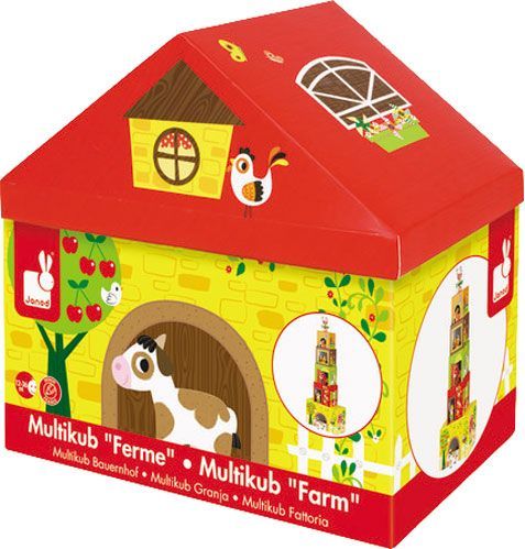 Набір кубиків Janod Ферма