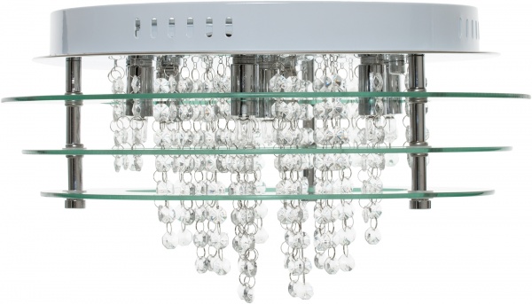 Люстра потолочная Геотон НПБ 02-7х40-090 8569/7 7xG9 хром 47109 