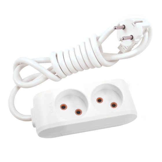 Удлинитель Viko Multi-Let без заземления 2 гн. белый 2 м 90112202 