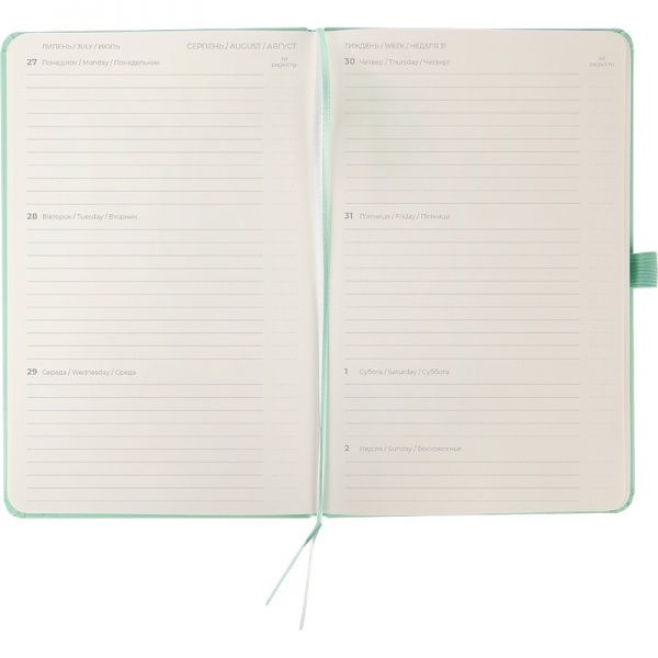 Щотижневик 2021 Partner Strong А5- м’ятний Axent 46563