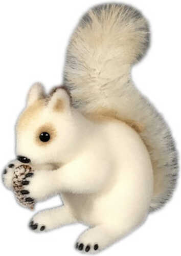 Декорация новогодняя New Star белка с шишкой флок 30 см 
