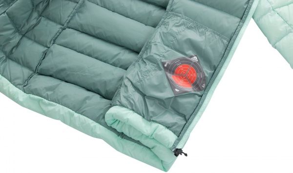Куртка Adidas Light Down Hooded Jacket AP8736 36 зелений