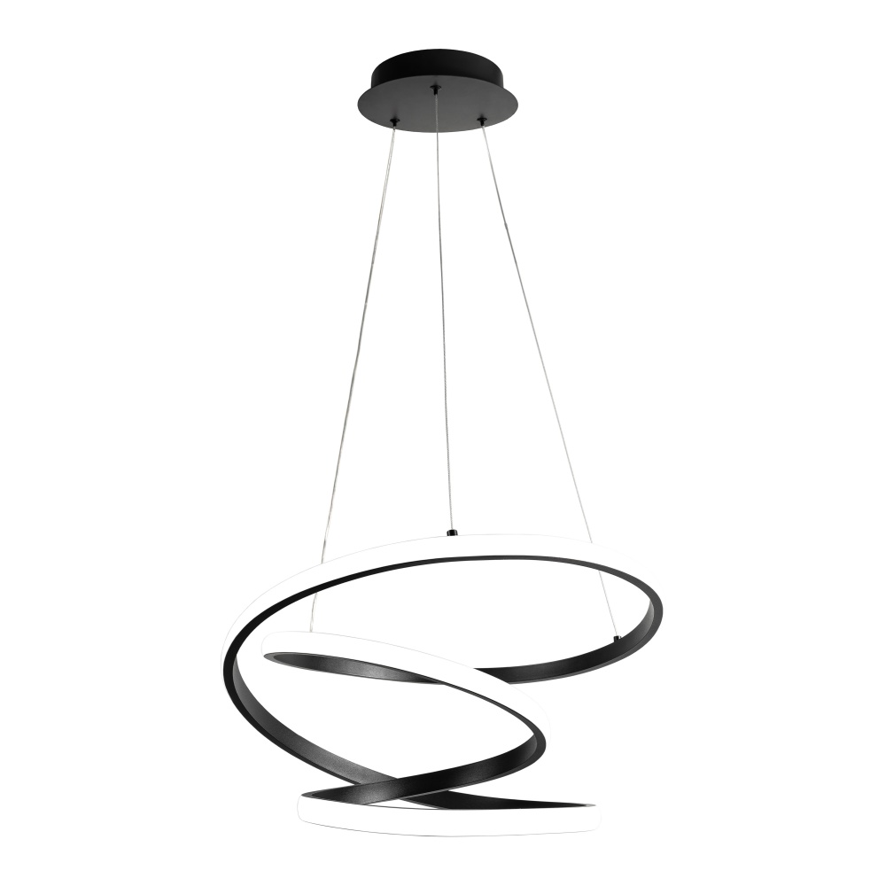 Люстра Miorro LED Lamantino пульт ДУ 1x80 Вт LED-модуль черный 51-313-019