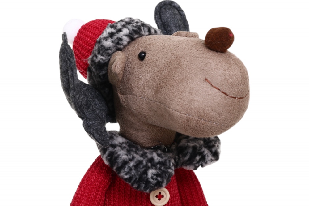 Декорация новогодняя Лось который стоит в ассортименте AH240748AB 56 см