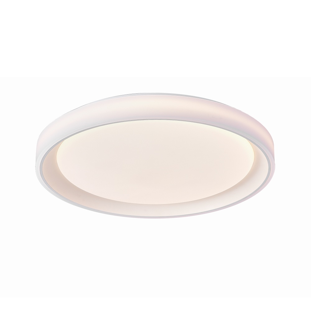 Светильник потолочный Miorro LED Rotondo с пультом 6480 Лм ∅400 мм 54 Вт белый 51-313-031