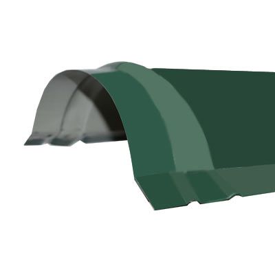 Конек полукруглый полиэстер 2 м зеленый