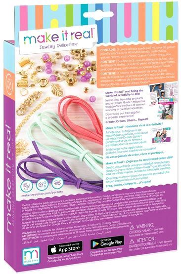 Набір Make it Real для створення шарм-браслетів Золоте сяйво MR1207