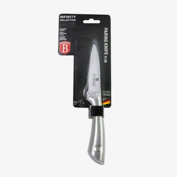 Нож для овощей Berlinger BLACK SILVER Collection 9 см BH 2434