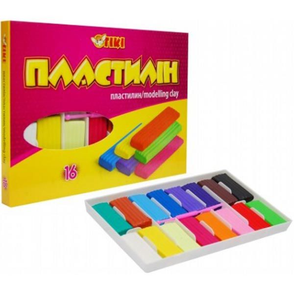 Пластилин Tiki 52103-TK 16 шт