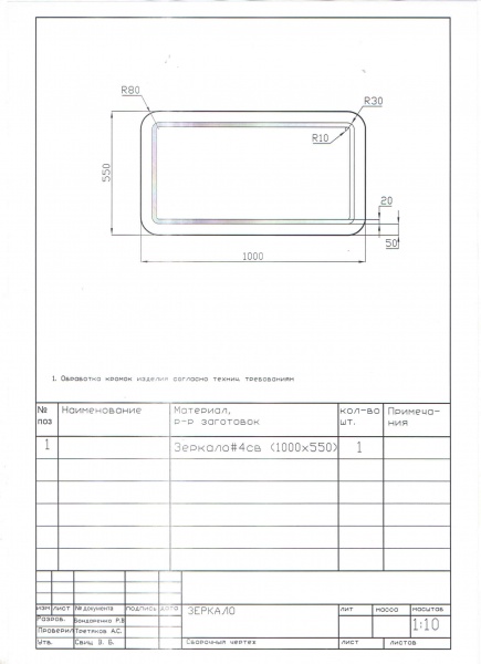 Зеркало ЮВЕНТА Arizona-100 