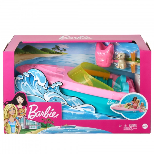 Ігровий набір Mattel Катер Barbie GRG29