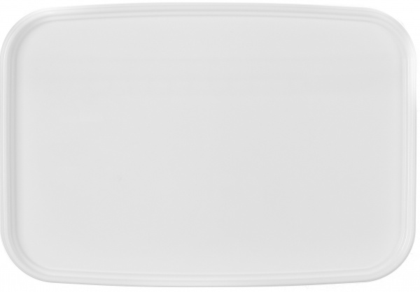 Кришка Пласт-Бокс прямокутна 5/10 л білий 