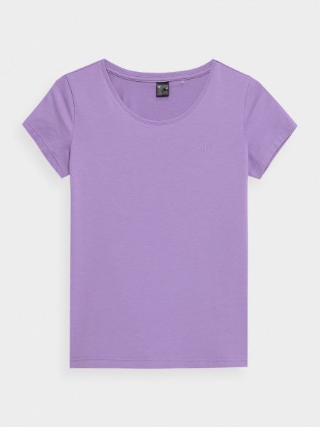 Футболка 4F TSHIRT F632 4FAW22TTSHF632-51S р.S фиолетовый