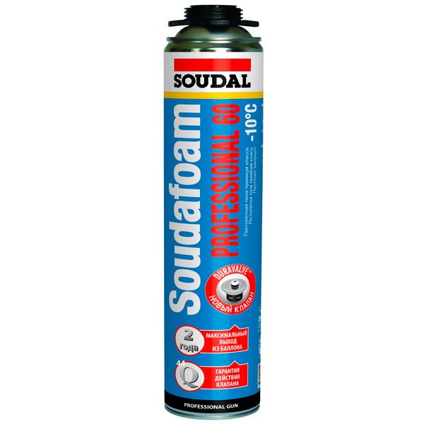 Піна монтажна SOUDAL Soudafoam Gun P60 winter 750 мл
