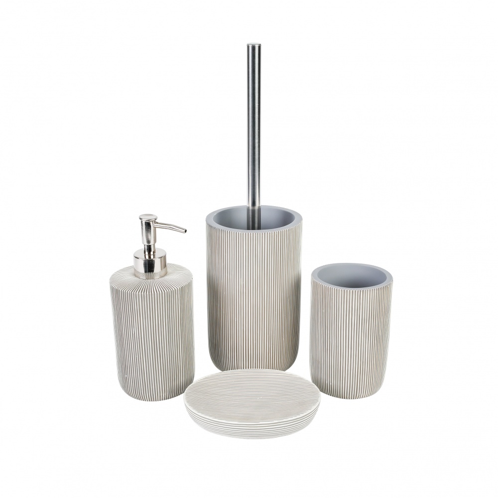 Дозатор для рідкого мила Axentia Монтре сірий (133904)