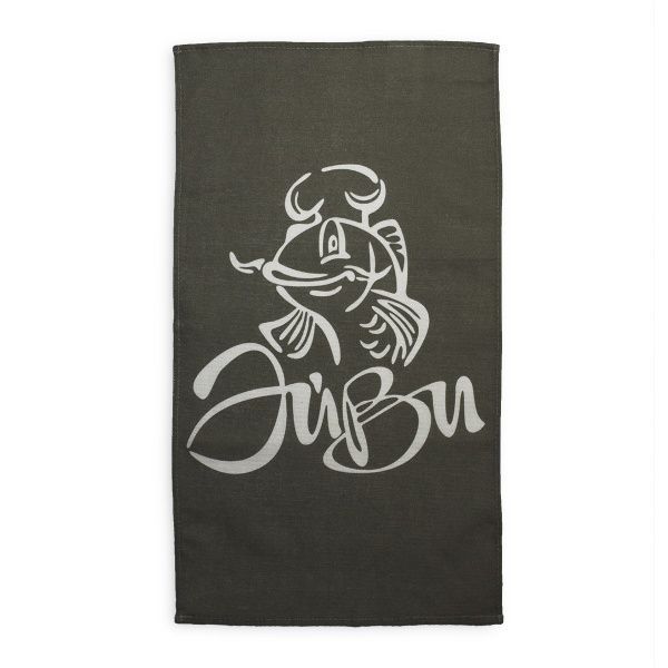 Рушник кухонний Фугу 35x61 см сірий із білим 